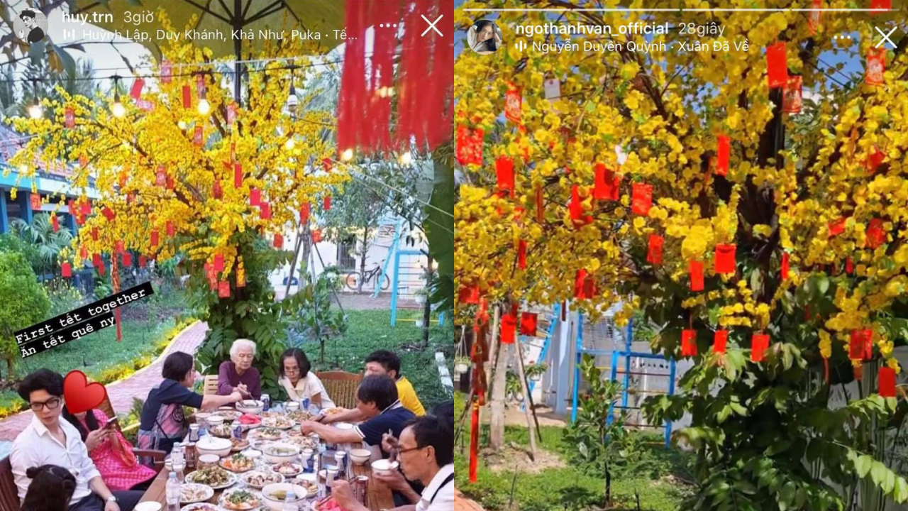 Cặp đôi được cho là đã cùng về quê Ngô Thanh Vân để ăn Tết. Cặp đôi được cho là đã cùng về quê Ngô Thanh Vân để ăn Tết.