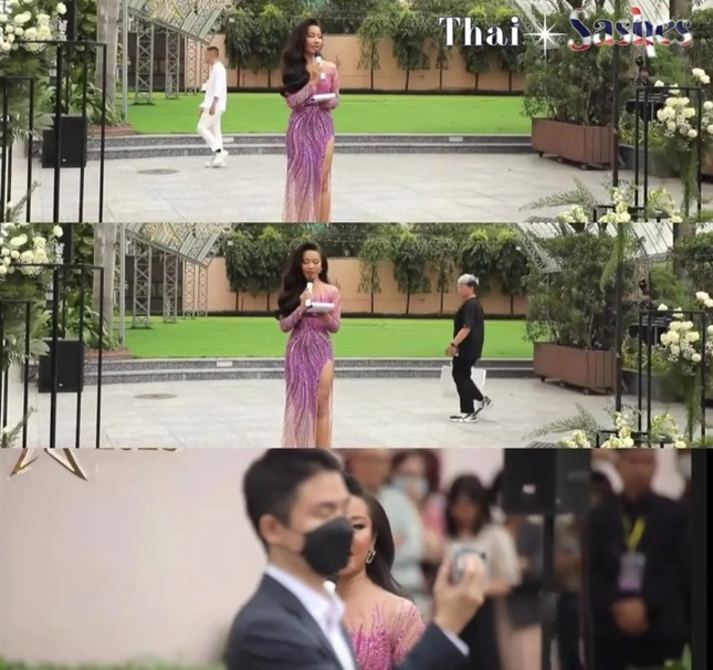 Cách bố trí góc máy lộn xộn của Miss Charm 2023.