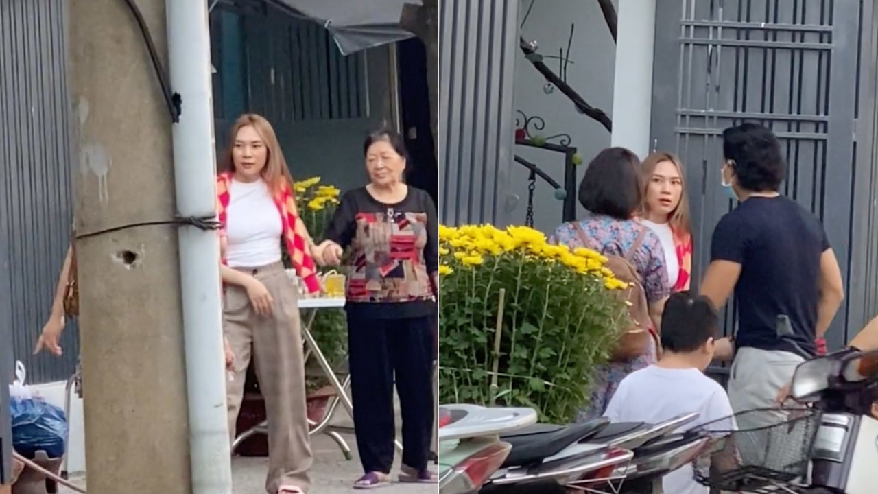 Hình ảnh được cư dân mạng đồn đoán là "mang rể về cho mẹ" của chị đẹp Mỹ Tâm. Hình ảnh được cư dân mạng đồn đoán là "mang rể về cho mẹ" của chị đẹp Mỹ Tâm.