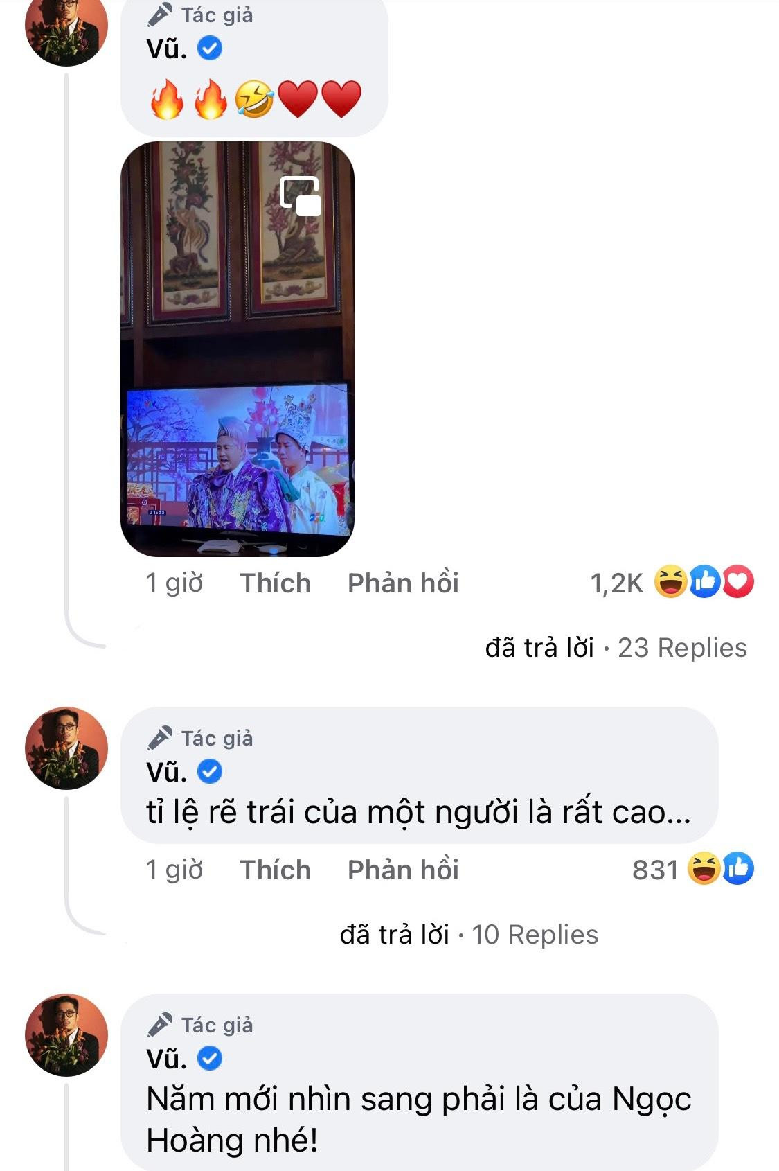 Anh còn quay lại đoạn tiểu phẩm bắt trend và để lại nhiều bình luận thích thú phía dưới bài đăng của mình. Anh còn quay lại đoạn tiểu phẩm bắt trend và để lại nhiều bình luận thích thú phía dưới bài đăng của mình.