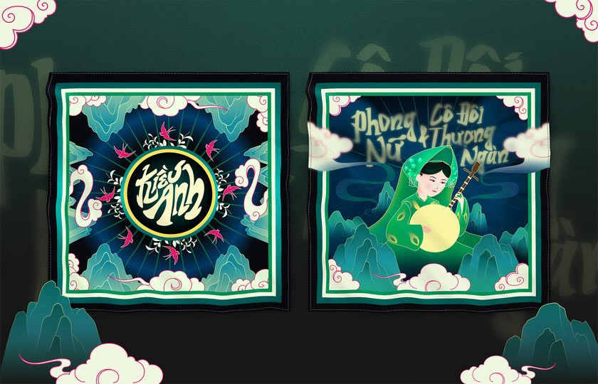 Chiếc Bandana với tạo hình ấn tượng trên sân khấu Chị Đẹp của ca nương Kiều Anh. Chiếc Bandana với tạo hình ấn tượng trên sân khấu Chị Đẹp của ca nương Kiều Anh.