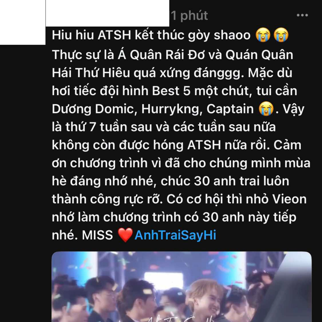 Các nhân tố trẻ - đẹp như HURRYKNG, Captain, Dương Domic khiến dân tình tranh cãi khi không có trong đội hình ra mắt của Anh Trai "Say Hi".