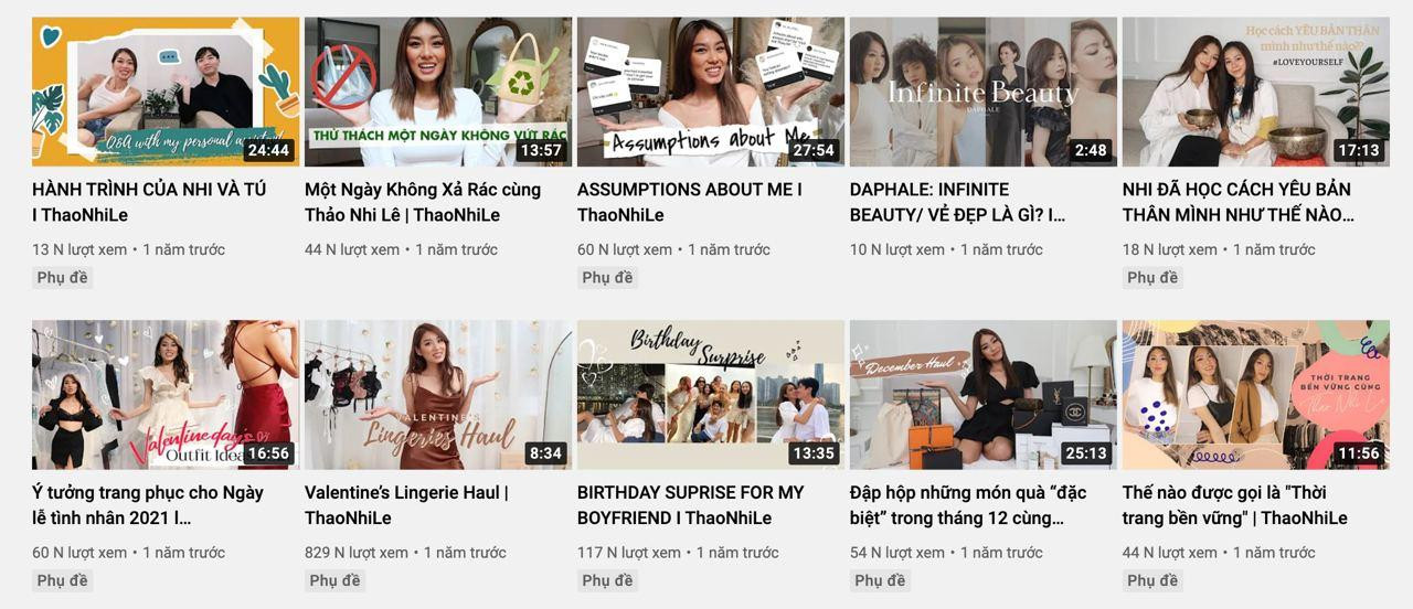 Ngoài những hoạt động chung trong cuộc thi Hoa hậu hay việc điều hành thương hiệu riêng, Thảo Nhi Lê vẫn theo đuổi đam mê sản xuất nội dung trên YouTube. Ngoài những hoạt động chung trong cuộc thi Hoa hậu hay việc điều hành thương hiệu riêng, Thảo Nhi Lê vẫn theo đuổi đam mê sản xuất nội dung trên YouTube.