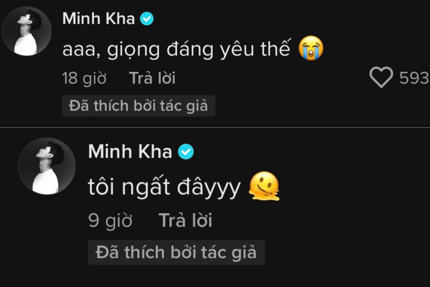 Minh Kha không ngần ngại thể hiện sự "u mê" đối với Phương Nhi. Minh Kha không ngần ngại thể hiện sự "u mê" đối với Phương Nhi.