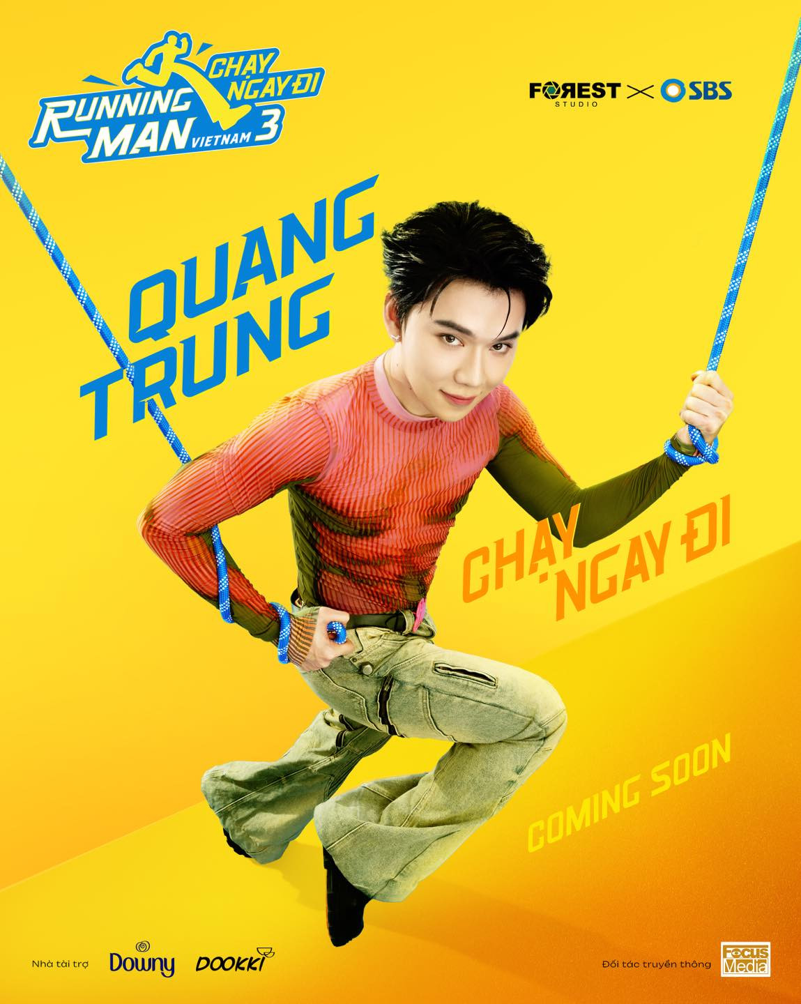 Nhân tố hoàn toàn mới của Running Man Vietnam mùa 3 - diễn viên Quang Trung.