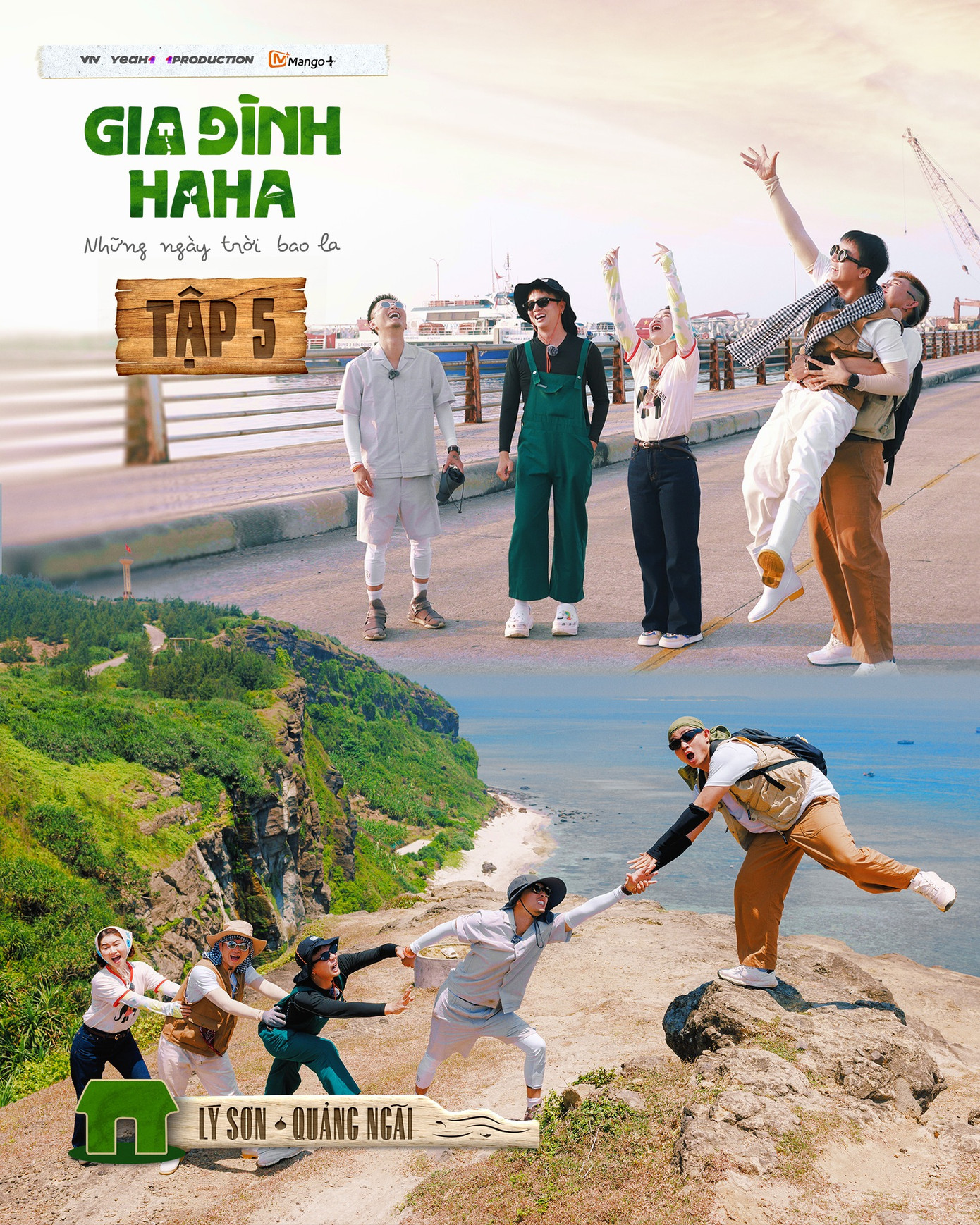 "Rời xa Bản Liền, Gia Đình Haha sẽ tiếp tục hành trình "chữa lành" tại Lý Sơn. Tuy nhiên, đây vẫn chưa phải là điểm đến duy nhất..." - BTC hé lộ. Nguồn ảnh: BTC. "Rời xa Bản Liền, Gia Đình Haha sẽ tiếp tục hành trình "chữa lành" tại Lý Sơn. Tuy nhiên, đây vẫn chưa phải là điểm đến duy nhất..." - BTC hé lộ. Nguồn ảnh: BTC.