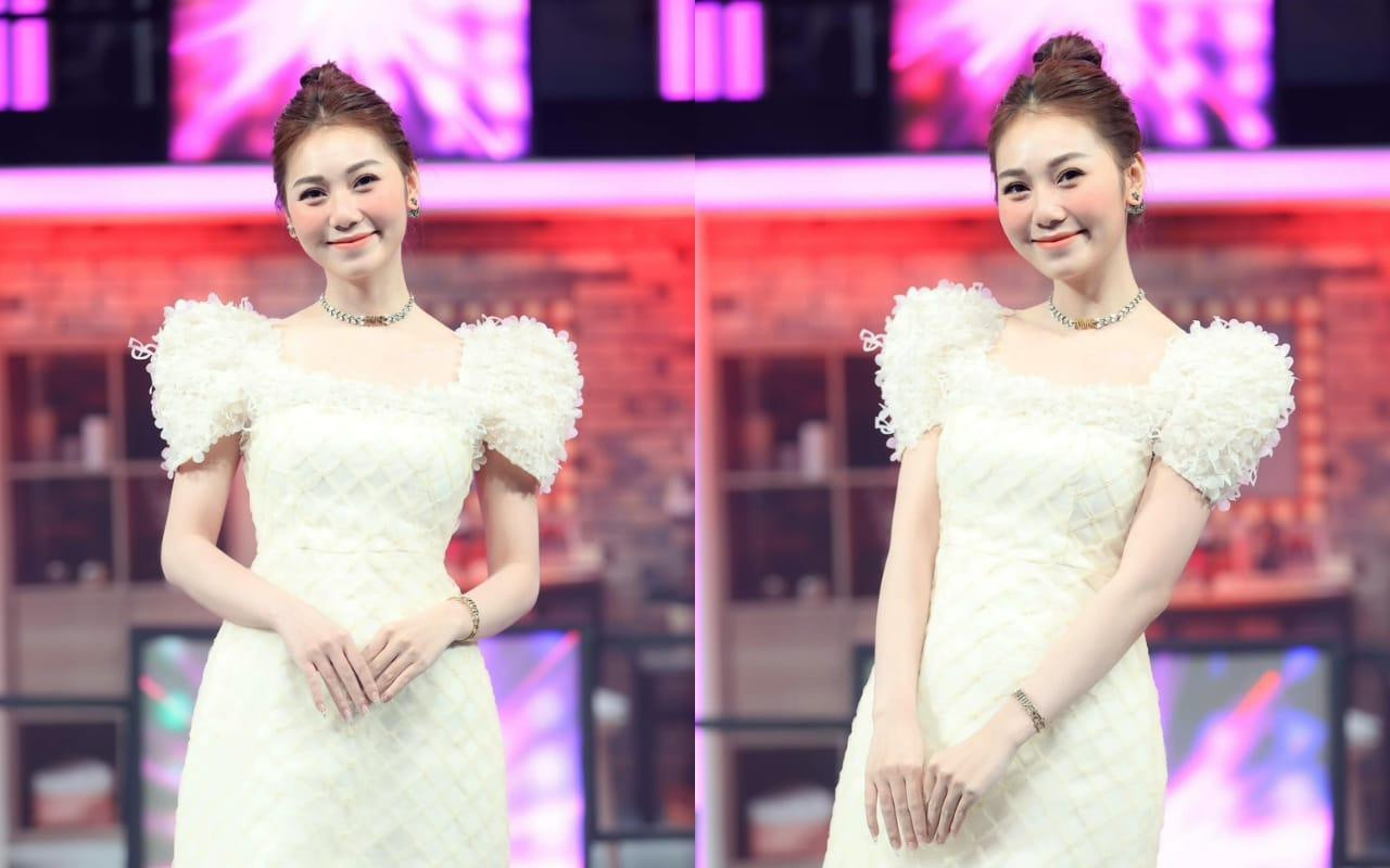 Kim Chi nhận về nhiều lời khen với nhan sắc xinh đẹp khi xuất hiện trên sóng truyền hình.