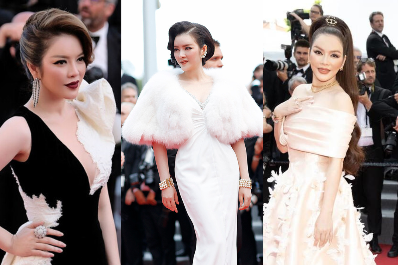 Trang phục tham dự LHP Cannes qua nhiều năm của Lý Nhã Kỳ.