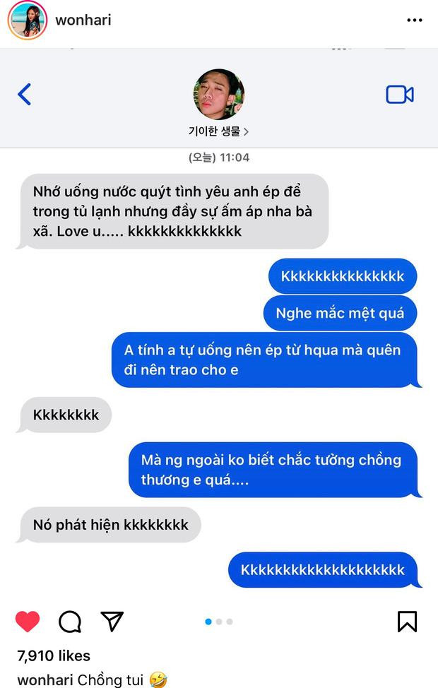 Dân mạng được phen "cười xỉu" trước khoảnh khắc đáng yêu của cặp vợ chồng. Dân mạng được phen "cười xỉu" trước khoảnh khắc đáng yêu của cặp vợ chồng.