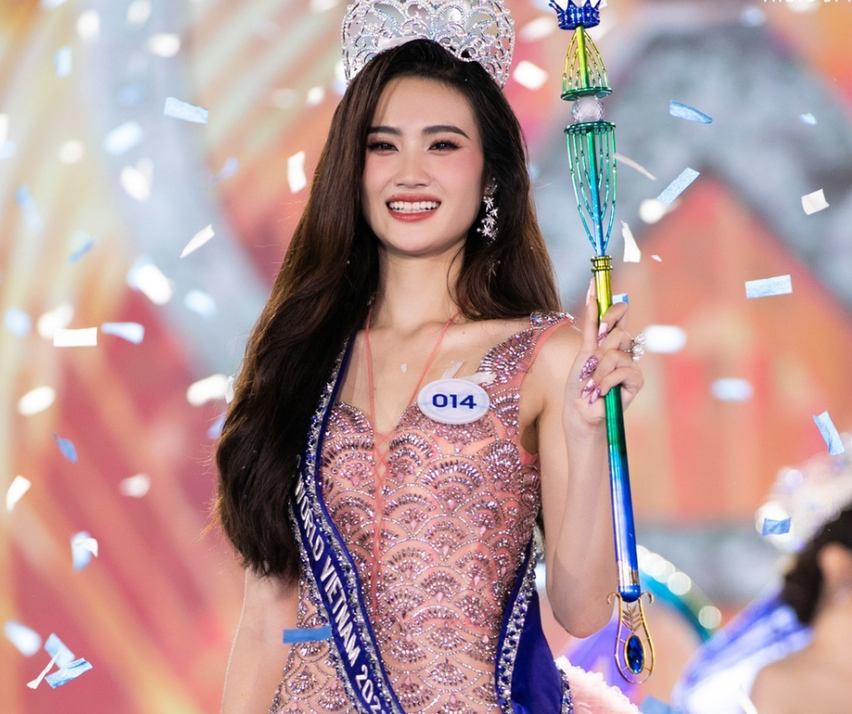 Vẻ đẹp ngọt ngào của Tân Hoa hậu Thế giới Việt Nam 2023.