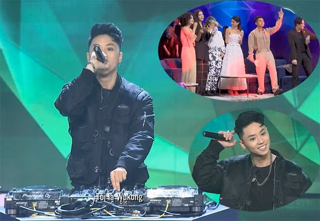 Khoảnh khắc "quẩy" cực sung của DJ Wukong trên sân khấu Người Ấy Là Ai.