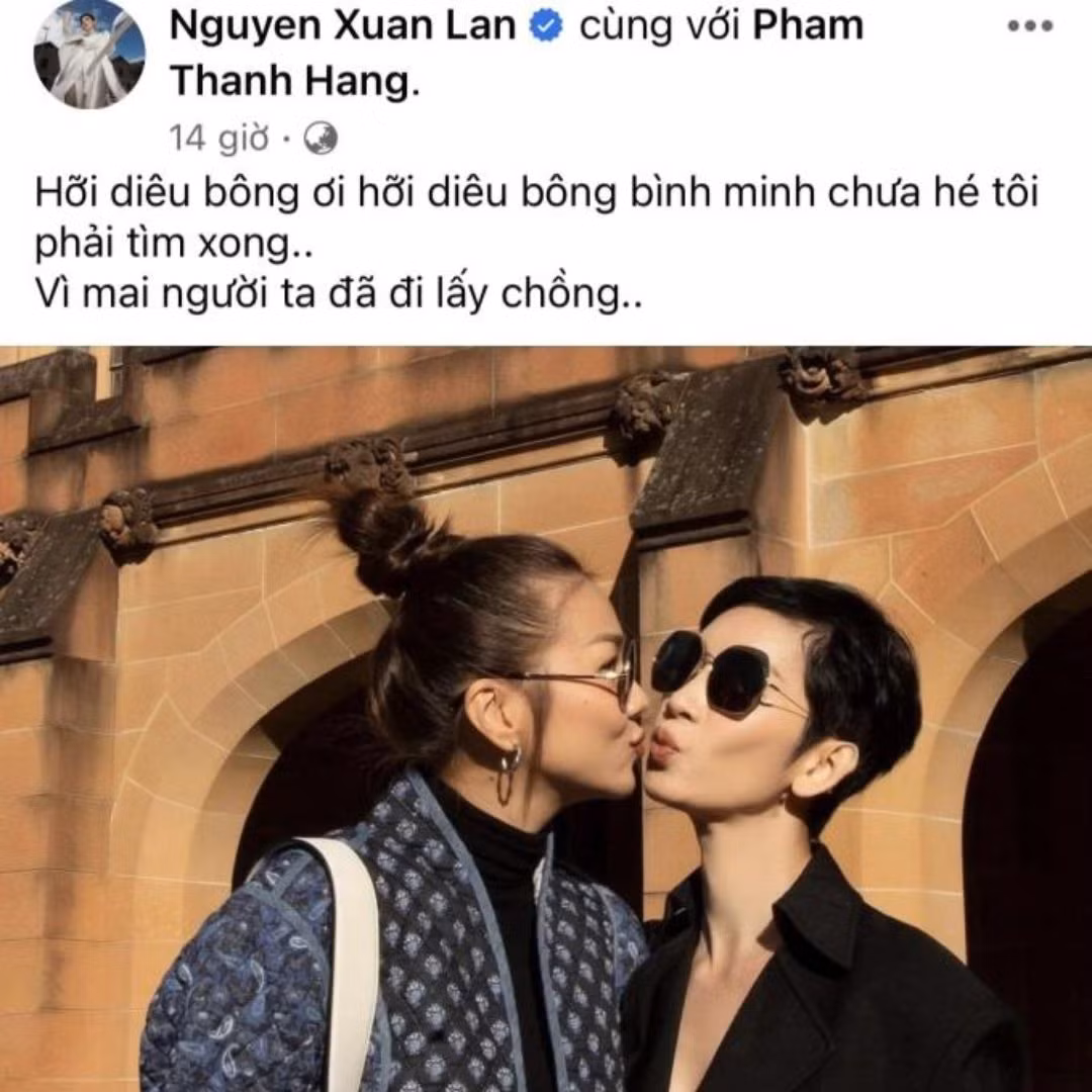 Siêu mẫu Xuân Lan gửi lời chúc đến bạn thân Thanh Hằng trước giờ G.
