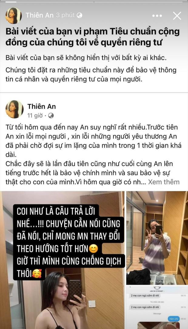 Bài đăng của Thiên An - nữ chính MV của Jack khiến dân tình "dậy sóng".