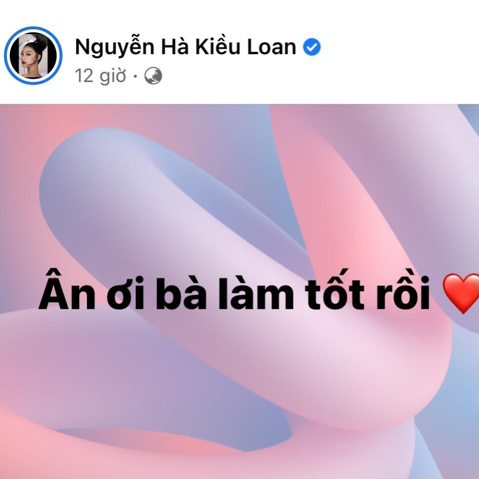 Dàn mỹ nhân Việt thể hiện sự động viên đối với Đoàn Thiên Ân.