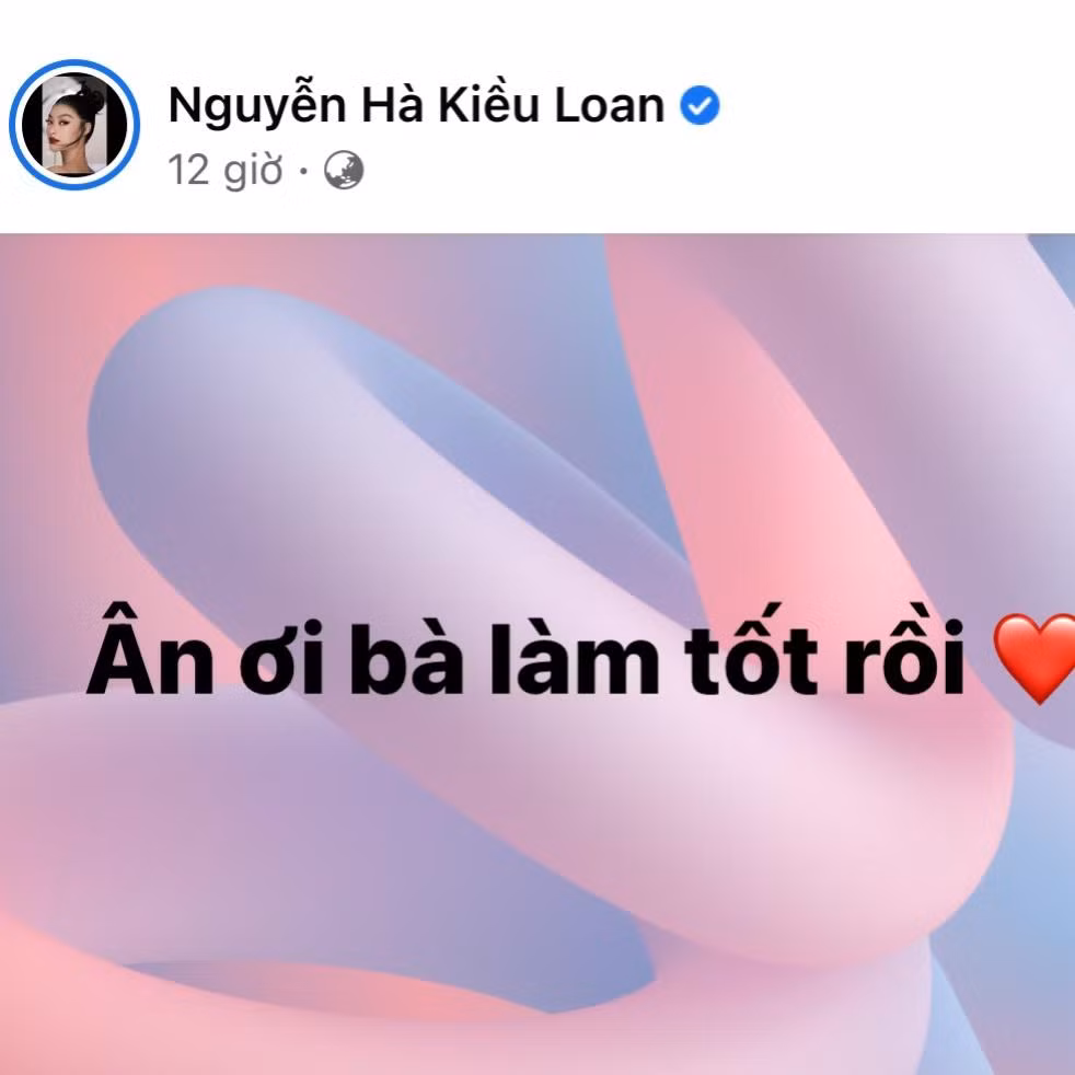 Dàn mỹ nhân Việt thể hiện sự động viên đối với Đoàn Thiên Ân.