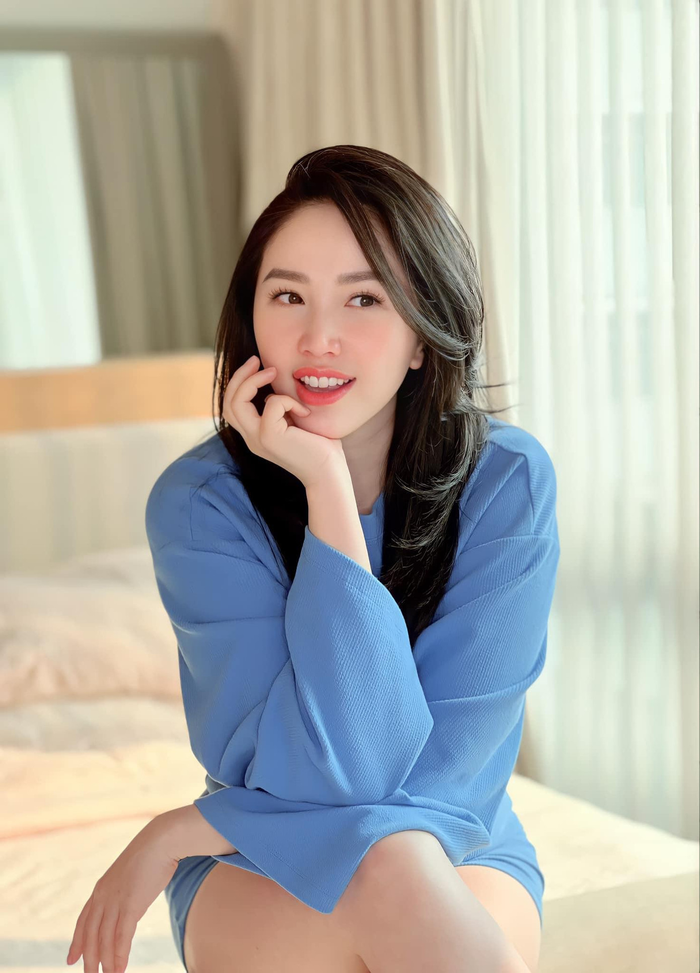 Nhan sắc ngọt ngào, trẻ trung của Bảo Thy ở tuổi 34.