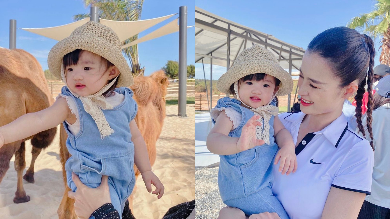 Dáng vẻ nhỏ nhắn, xinh xắn của Winnie khi chụp ảnh cùng mẹ Đông Nhi. Dáng vẻ nhỏ nhắn, xinh xắn của Winnie khi chụp ảnh cùng mẹ Đông Nhi.