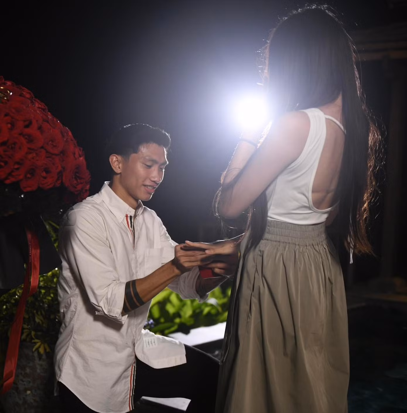 Trên trang cá nhân, Đoàn Văn Hậu khoe "khoảnh khắc đặc biệt" với người hâm mộ.