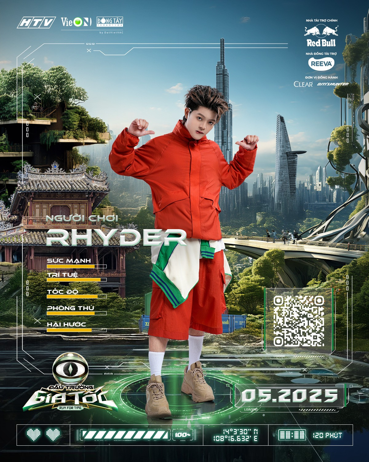 Các Flash đếm ngược đến tháng 5/2025 để nhìn thấy RHYDER "tung hứng" trên sóng truyền hình thực tế. Các Flash đếm ngược đến tháng 5/2025 để nhìn thấy RHYDER "tung hứng" trên sóng truyền hình thực tế.