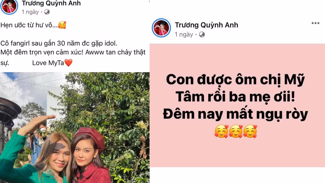Trương Quỳnh Anh khẳng định mình chính là fangirl của Mỹ Tâm.