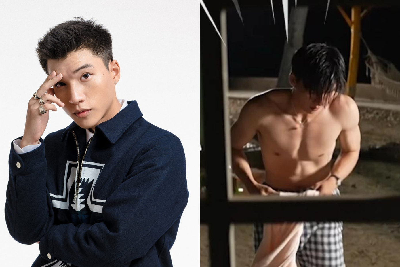 Không chỉ có gương mặt điển trai, HIEUTHUHAI còn sở hữu body 6 múi săn chắc. Không chỉ có gương mặt điển trai, HIEUTHUHAI còn sở hữu body 6 múi săn chắc.