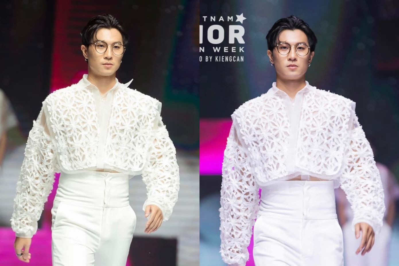 Đỗ Phong tại Vietnam Junior Fashion Week.