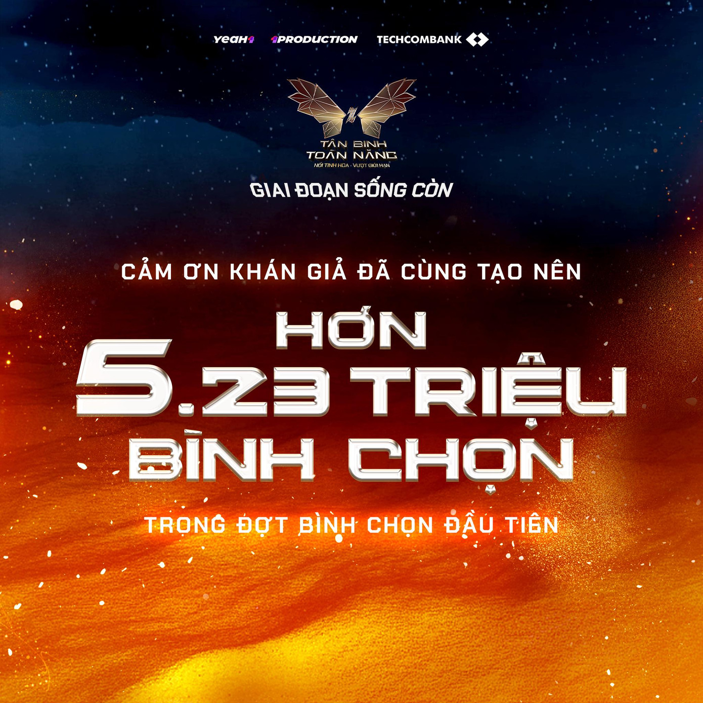 Tân Binh Toàn Năng tạo nên cơn sốt bình chọn sau 7 tập phát sóng. Nguồn ảnh: BTC. Tân Binh Toàn Năng tạo nên cơn sốt bình chọn sau 7 tập phát sóng. Nguồn ảnh: BTC.