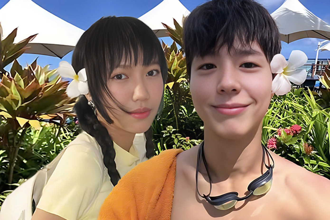 Diệu Nhi và màn chụp ảnh chung với Park Bo Gum, fan đùa: "Ai ganh tị sẽ nói là ảnh ghép".