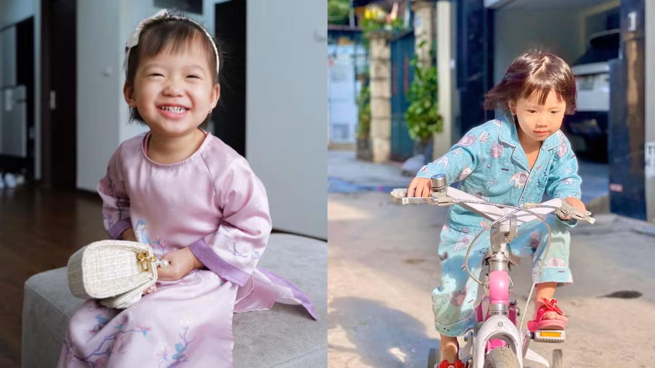 Hiện tại, khi đã hơn 3 tuổi, con gái nhà Trâm Anh - Justatee khiến dân tình thích mê bởi tính cách tinh nghịch, giàu năng lượng của mình.