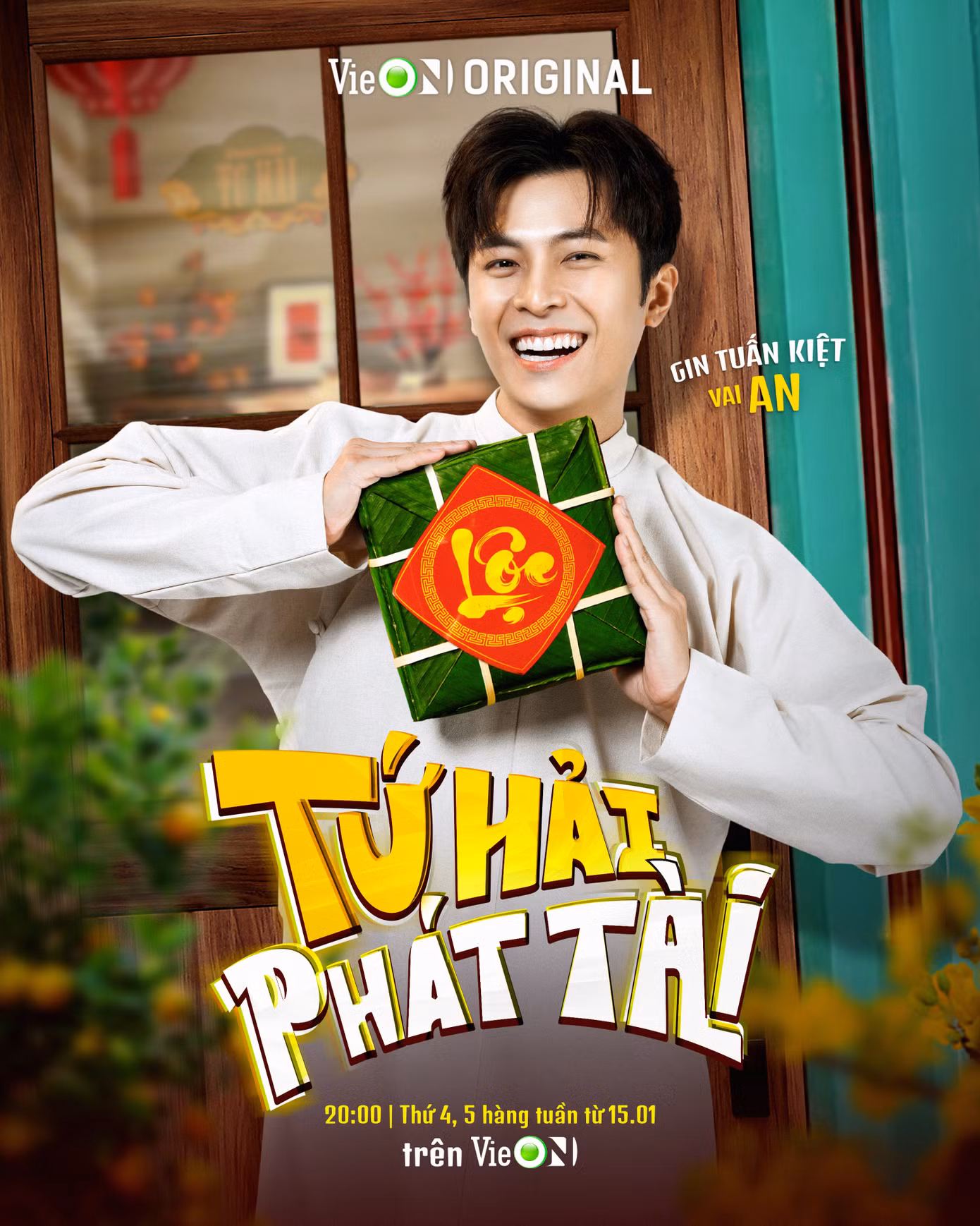 "Tôi không nghĩ mình sẽ diễn những nét như vậy. Diễn nét kiểu đẹp trai của... cậu nhóc 18 tuổi" - Gin Tuấn Kiệt hóm hỉnh.