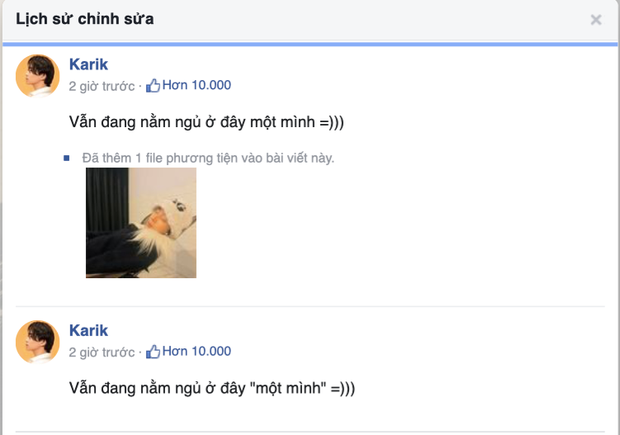 Karik đã thêm ngoặc kép để nhấn mạnh hai từ &quot;một mình&quot;.