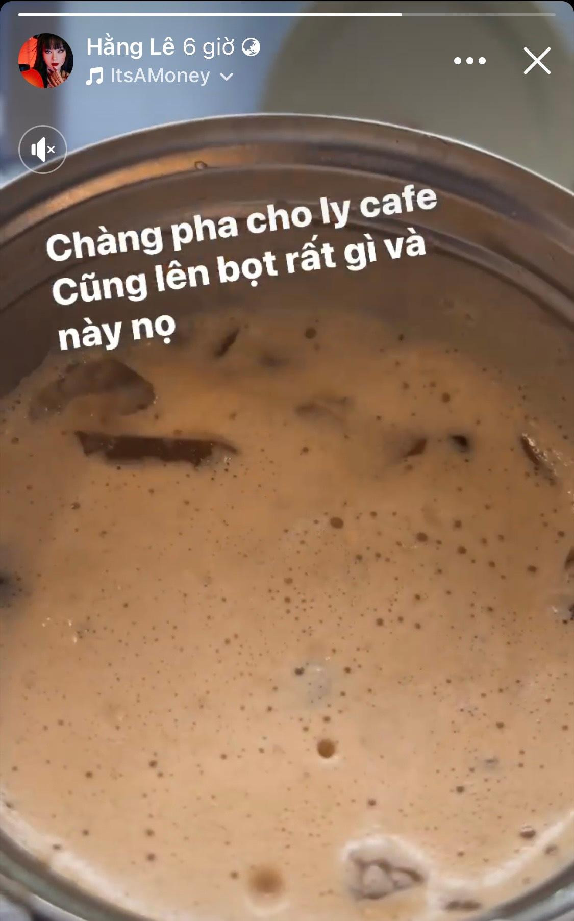 Story phát "đường" của Minh Hằng và chồng sắp cưới. - Ảnh: FBNV.