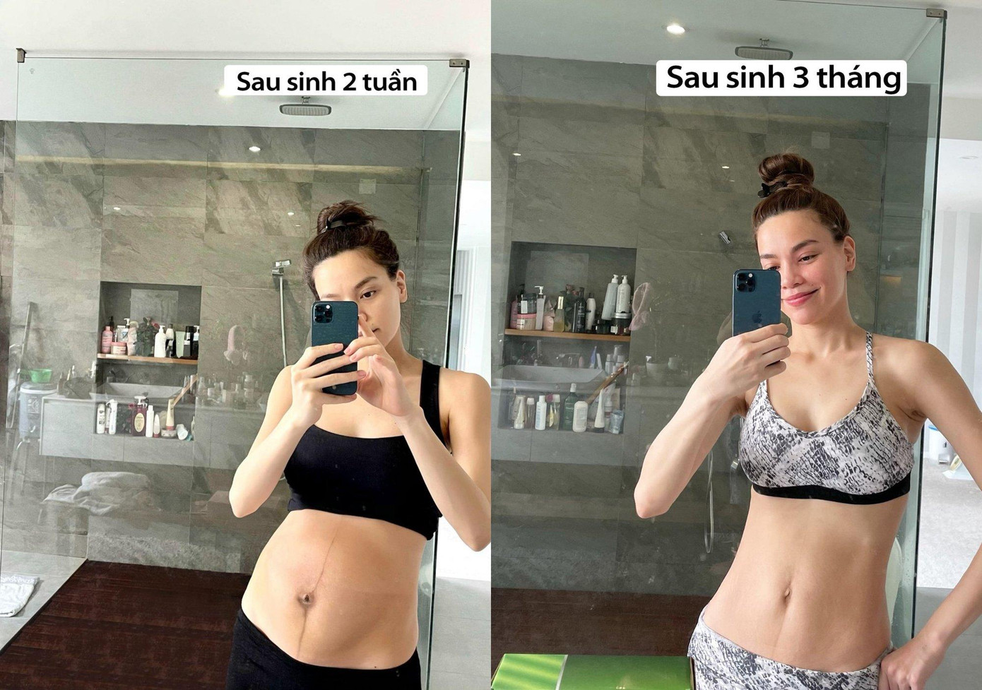 Hồ Ngọc Hà lấy lại vóc dáng sau sinh nhờ chế độ ăn uống và tập luyện khoa học. Hồ Ngọc Hà lấy lại vóc dáng sau sinh nhờ chế độ ăn uống và tập luyện khoa học.