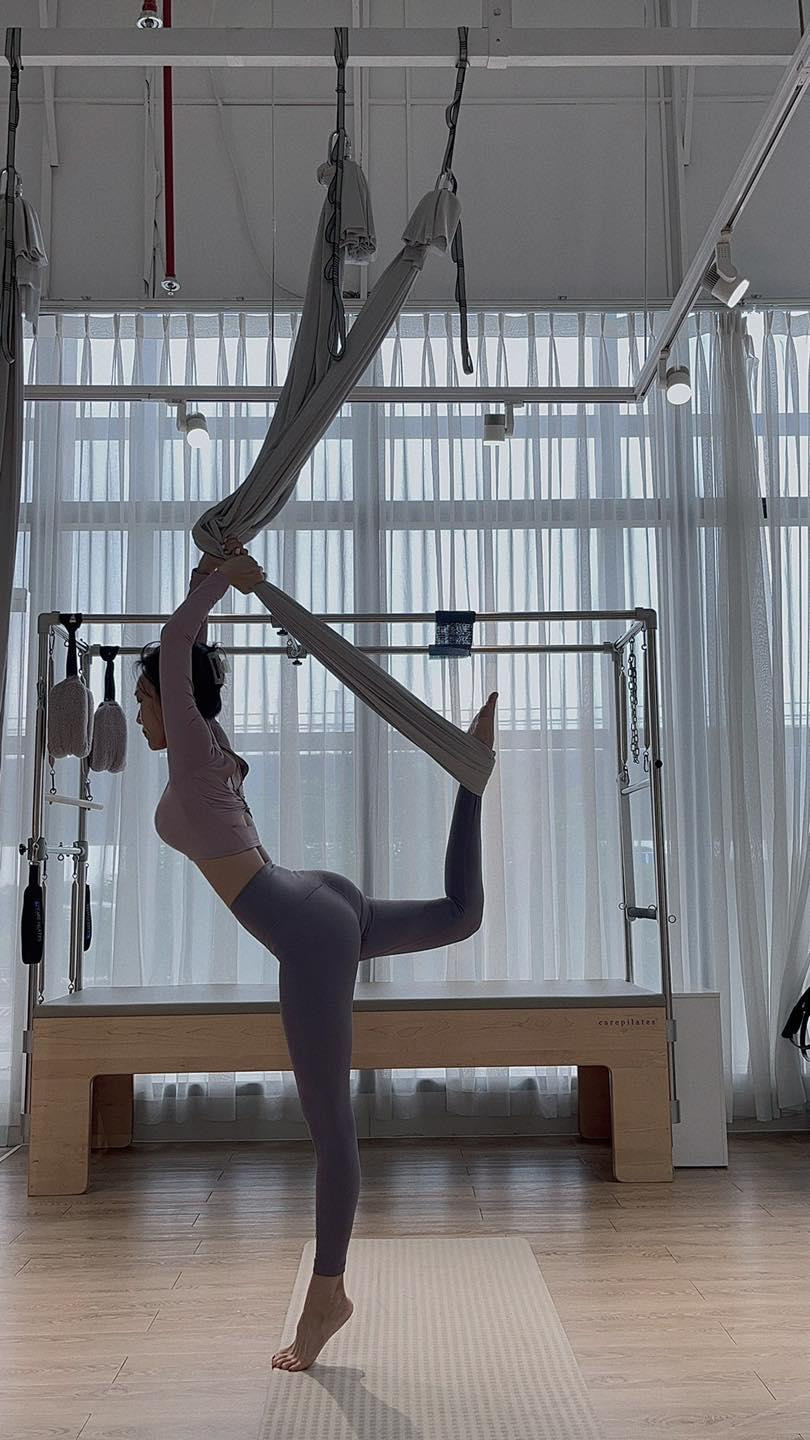 Diệu Nhi tích cực tập luyện để giữ dáng trước thềm diễn ra đám cưới.