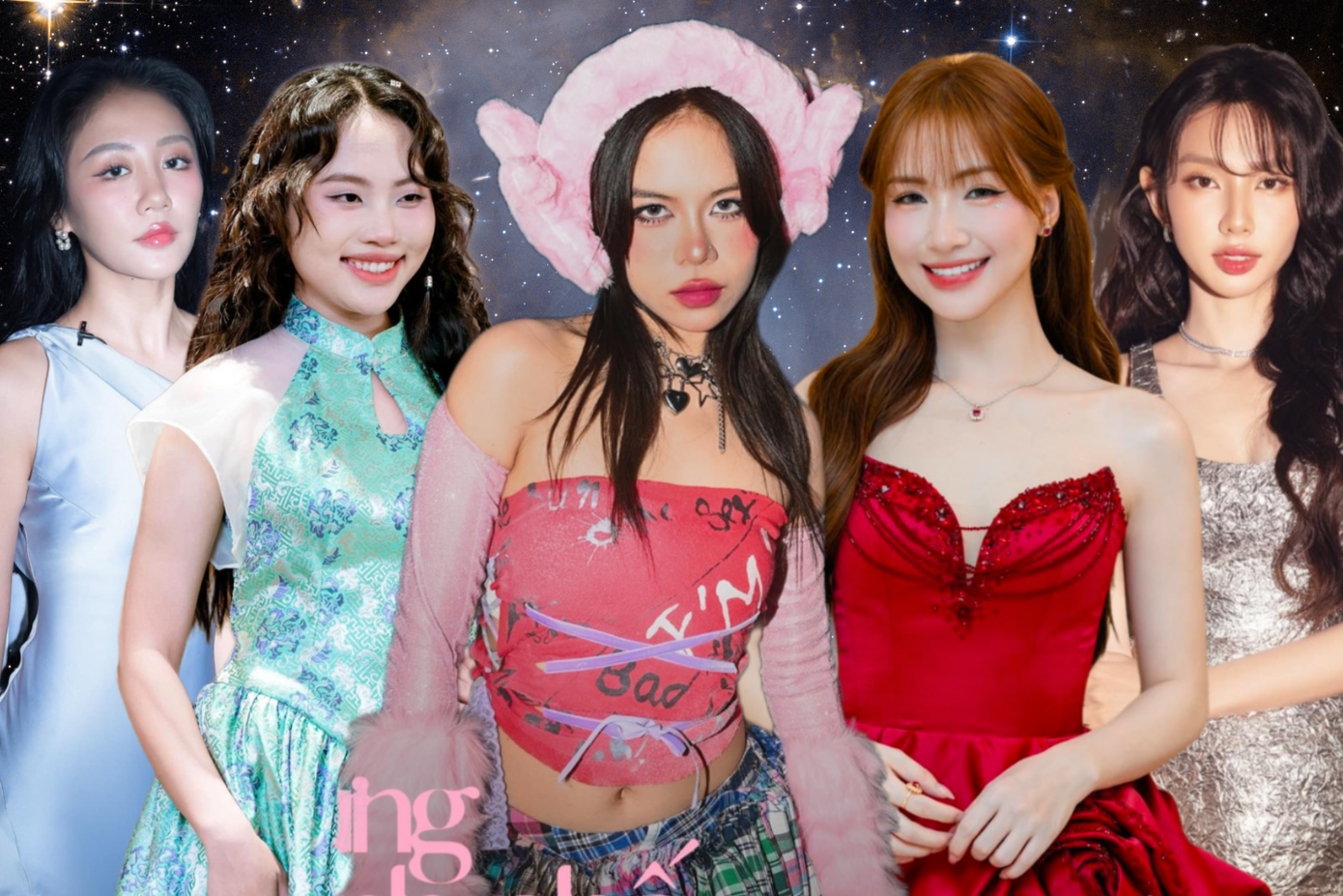 tlinh, Hòa Minzy, Văn Mai Hương, Phương Mỹ Chi,... được khán giả kỳ vọng sẽ góp mặt trong dàn "Em Xinh". tlinh, Hòa Minzy, Văn Mai Hương, Phương Mỹ Chi,... được khán giả kỳ vọng sẽ góp mặt trong dàn "Em Xinh".