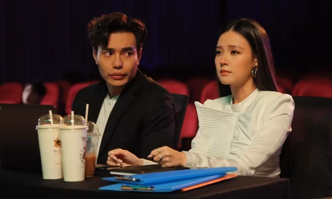 Màn phối hợp ăn ý của Lê Dương Bảo Lâm và Midu trong phim mới.