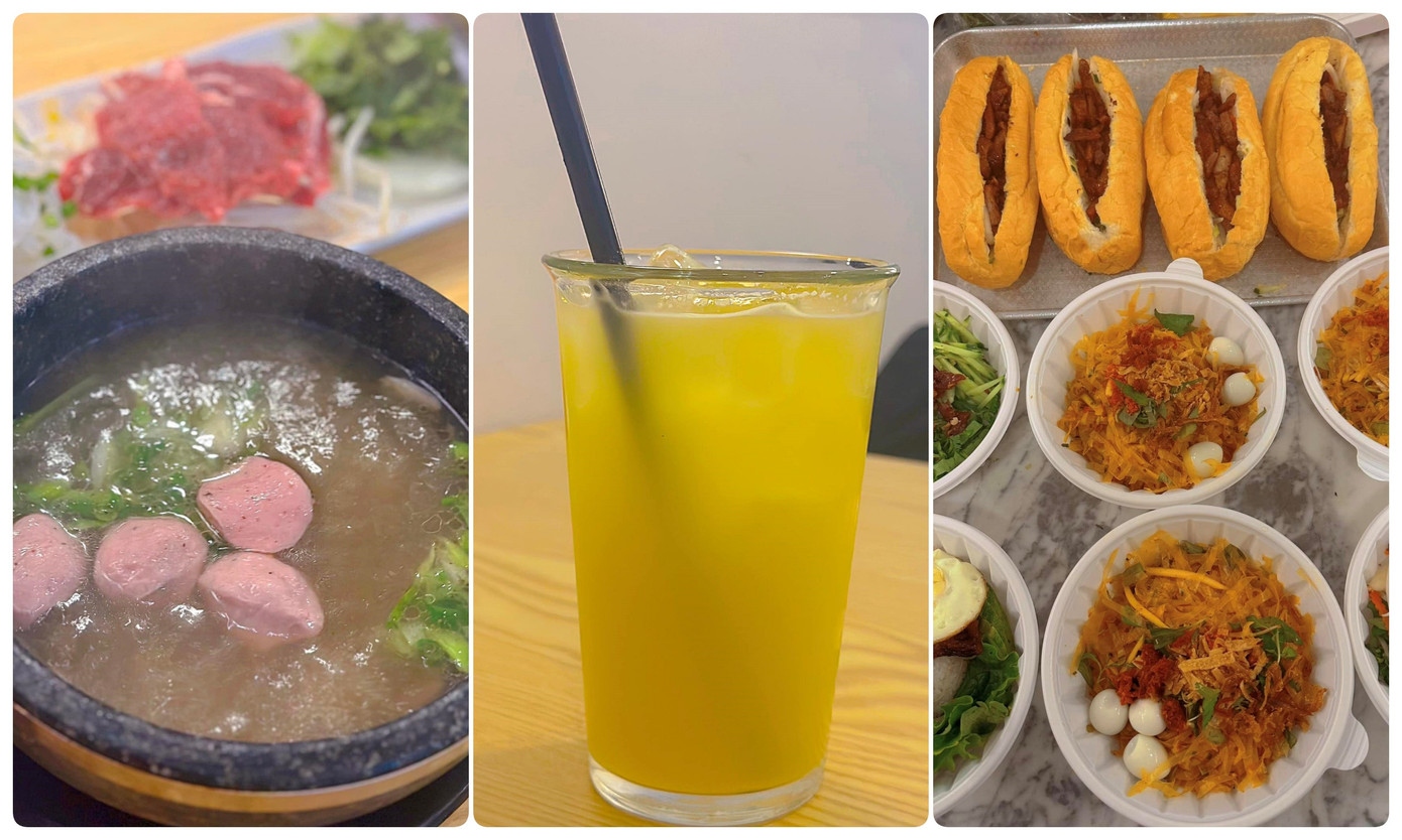 Quán ăn của cô dâu Việt có rất nhiều món quen thuộc của người Việt. Quán ăn của cô dâu Việt có rất nhiều món quen thuộc của người Việt.