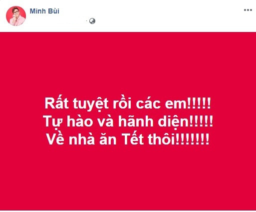 Loạt sao Việt liên tục 'đăng đàn' chào đón tuyển Việt Nam về nước ảnh 4