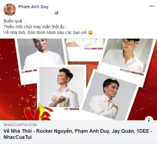 Loạt sao Việt liên tục 'đăng đàn' chào đón tuyển Việt Nam về nước ảnh 3