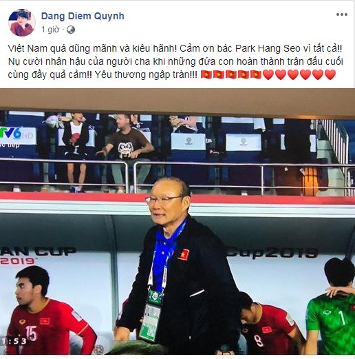 MC Diễm Quỳnh: Cảm ơn HLV Park Hang Seo vì tất cả ảnh 7