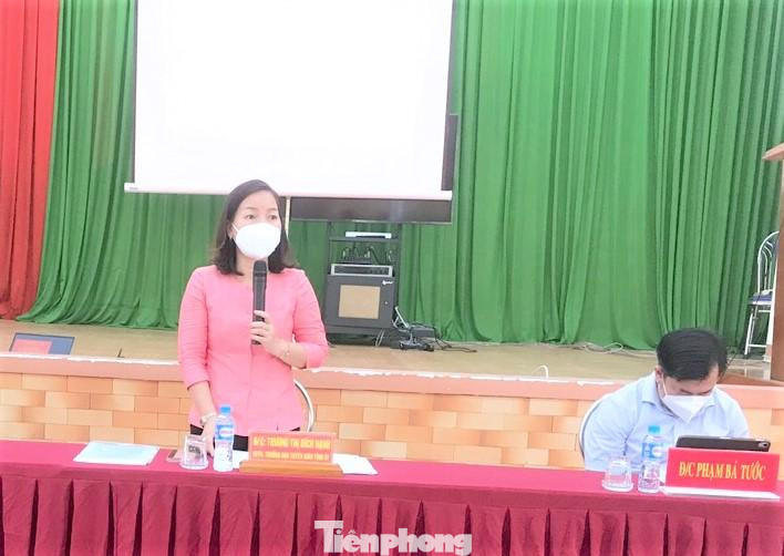 Bà Trương Thị Bích Hạnh làm tổ trưởng kiểm tra tại TX Bến Cát