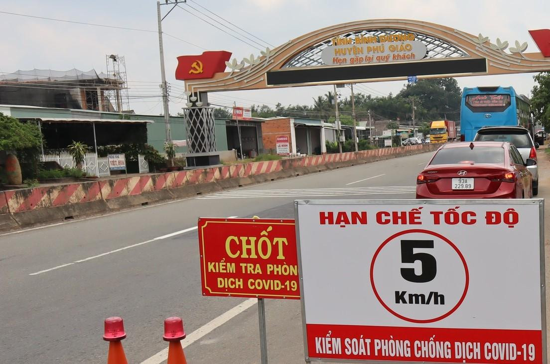 Một chốt kiểm dịch trên địa bàn tỉnh Bình Phước