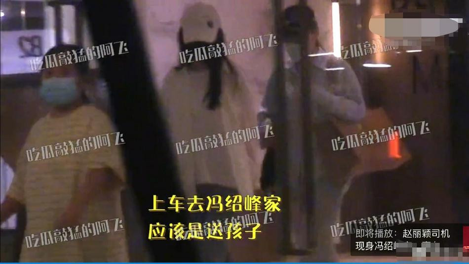 Triệu Lệ Dĩnh đi cùng trợ lý. Cô đưa con trai về nhà Phùng Thiệu Phong sau một ngày dạo phố.