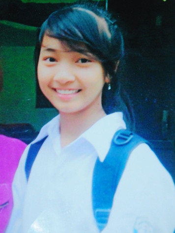 Hình ảnh nữ sinh Diễm được gia đình đăng tải để tìm kiếm