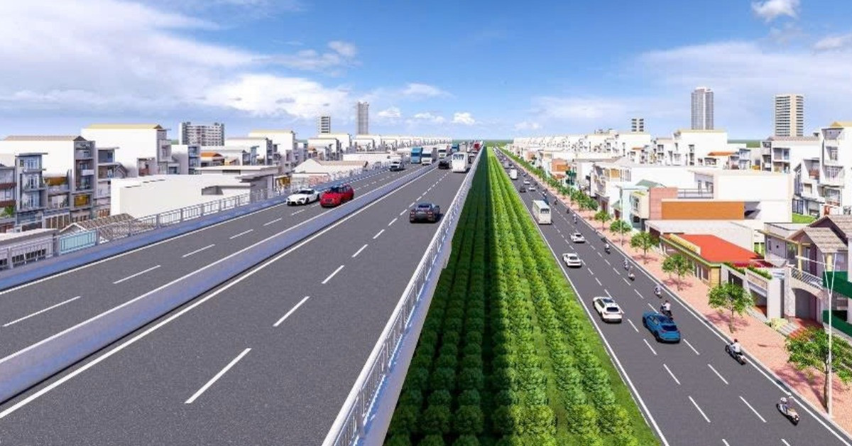 Phối cảnh dự kiến dự án mở rộng, nâng cấp quốc lộ 13 với một đoạn được xây dựng trên cao (cầu cạn). Ảnh: Sở GTVT TPHCM Phối cảnh dự kiến dự án mở rộng, nâng cấp quốc lộ 13 với một đoạn được xây dựng trên cao (cầu cạn). Ảnh: Sở GTVT TPHCM