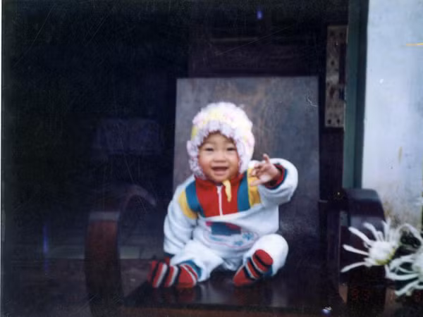 Hình ảnh dễ thương khi còn nhỏ của Trà My