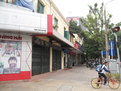 Khu đất “vàng“ được cho là bồi thường 1 tỷ đồng/m2. Ảnh: Ng. Tú