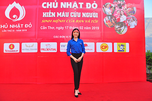 Hoa khôi Thúy Vi mong muốn chia sẻ giọt máu cứu người ảnh 2