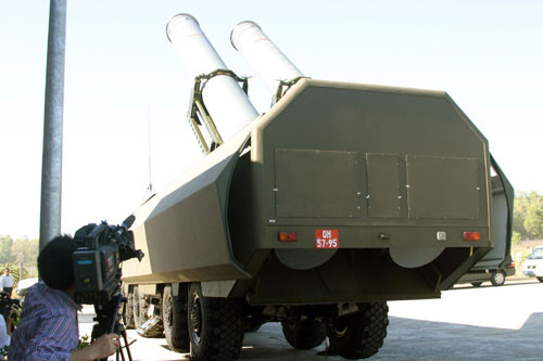 Hệ thống tên lửa của Đoàn 681 trong tư thế sẵn sàng chiến đấu