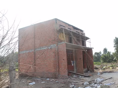 Căn nhà nơi xảy ra tai nạn lao động